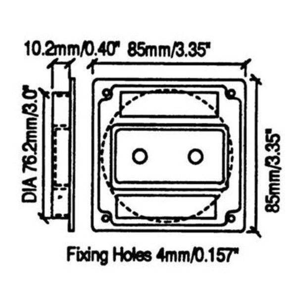 Main product image for Penn-Elcom M1500 Double 1/4" Jack Plate 260-287